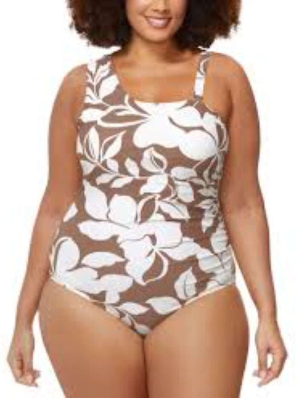 RAISINS CURVE Women's Plus Size 22W Asha One Piece Swimsuit Multicolor MRSP $96